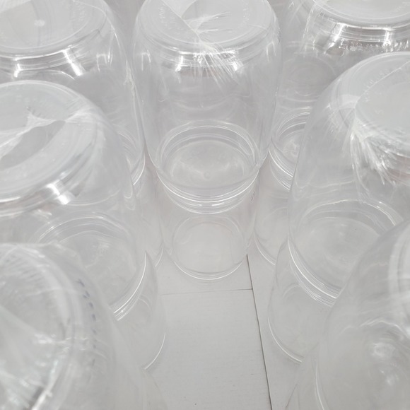 TOSSWARE 16oz Mason Jar Set of 48 Shatterproof Stackable Clear Plastic Drinkware - Picture 4 of 8